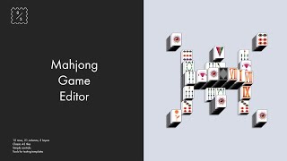 Mahjong Game Editor (Unity Asset Store) -  Overview screenshot 3