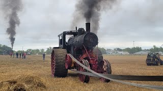 Avery 40 undermount CNDSTR firing, lining up, and threshing New Rockford 2022