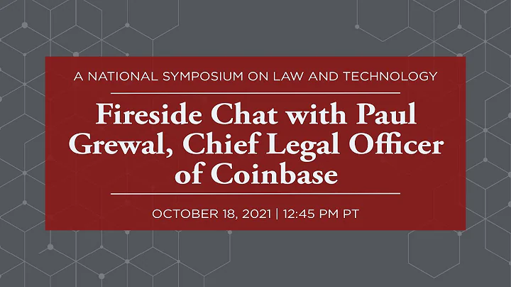 Fireside Chat with Paul Grewal, Chief Legal Office...