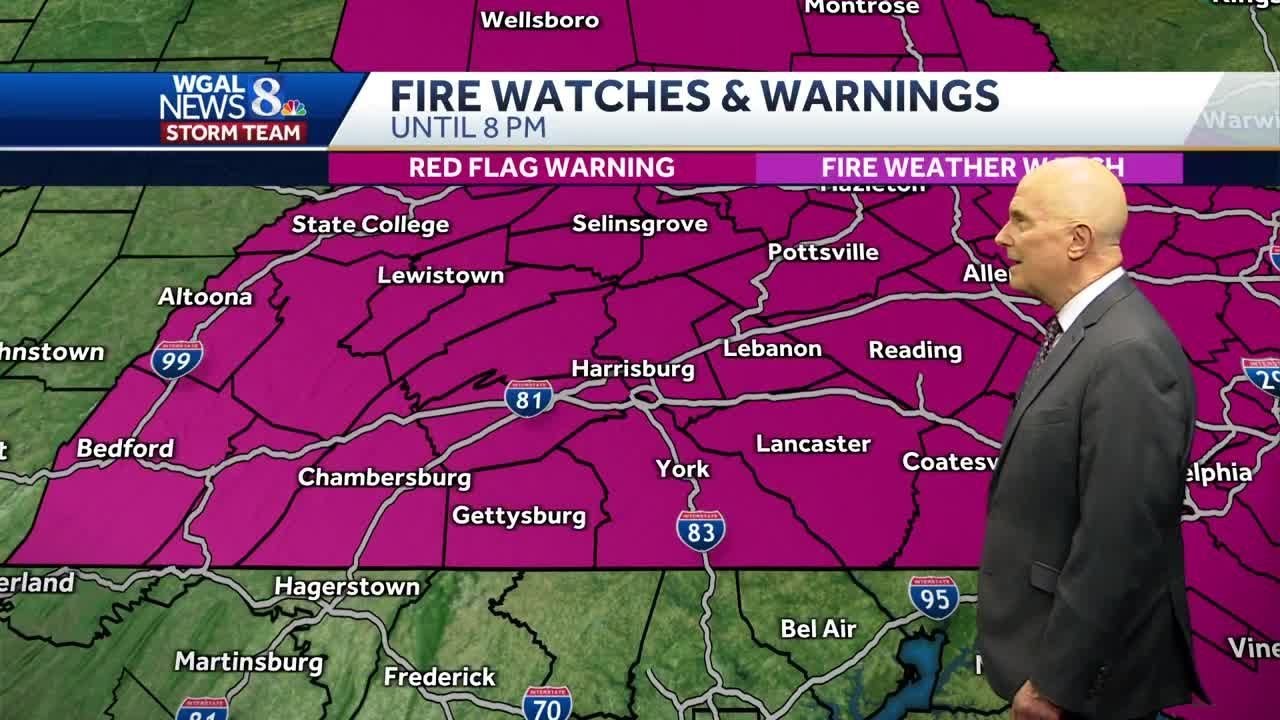 Red Flag Warning, Air Quality Alert in effect - YouTube
