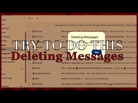 How to delete Gmail messages
