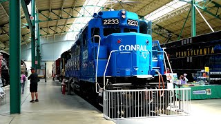 RAILROAD MUSEUM OF PENNSYLVANIA: 90 Minute Walking Tour in 9 Minutes! (4K)