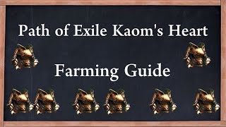Kaom's Heart Farming, Build, Price, Glorious Plate Divination Card Farm, PoE Trade