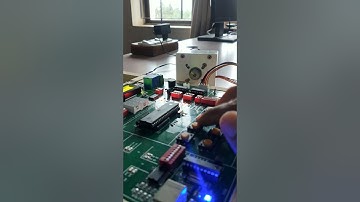 Stepper Motor direction controlling using 8051 microcontroller.