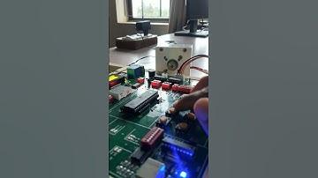 Stepper Motor direction controlling using 8051 microcontroller.