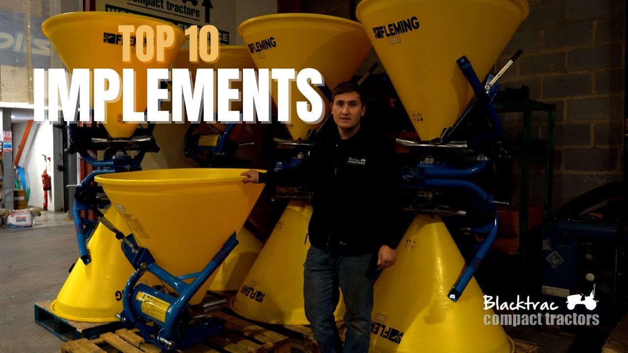 BlackTrac - Top 10 attachments for your compact Tractor