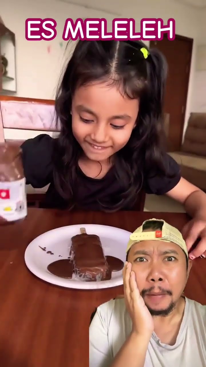 ES KRIM COKLAT NUTELLA!!!? #funny #comedy #cake #chocolate #food