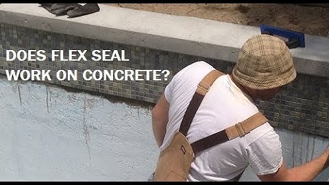Does Flex Seal Work On Concrete?