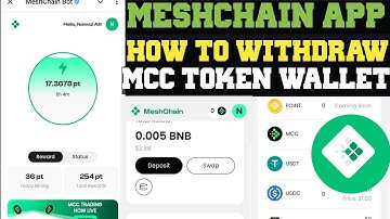 Mesh Chain App Mining New Update How To withdraw Token MCC wallet