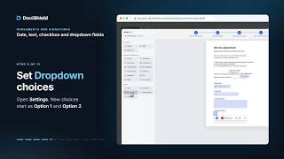 Adding date, text, checkbox and dropdown form fields