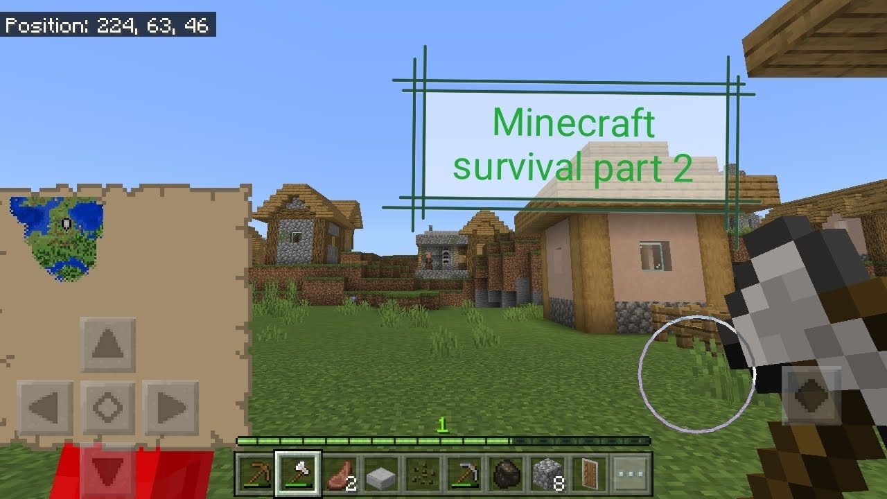 minecraft survival part 2 - YouTube
