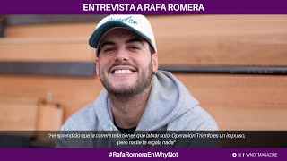 Rafa Romera: “La carrera te la tienes que labrar solo, OT es un impulso, pero nadie te regala nada”