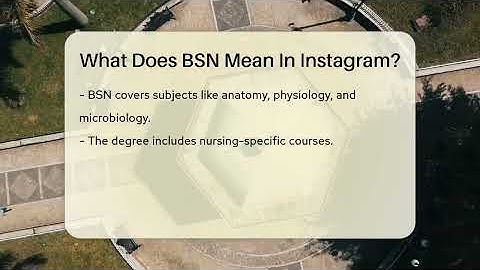 What Does BSN Mean In Instagram? - Everyday-Networking