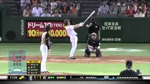 2013.6.5 小笠原道大 サヨナラHR