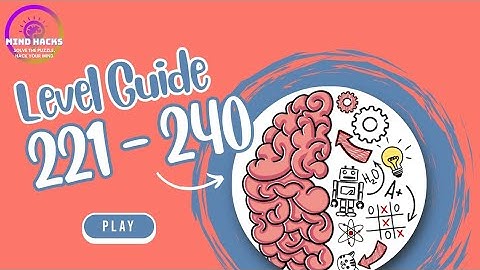 Brain Test Level 221 - 240 Walkthrough | Mind Hacks