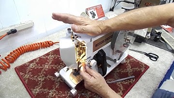 HOW TO THREAD A CARPET BINDING MACHINE NC Model PBS and PBT