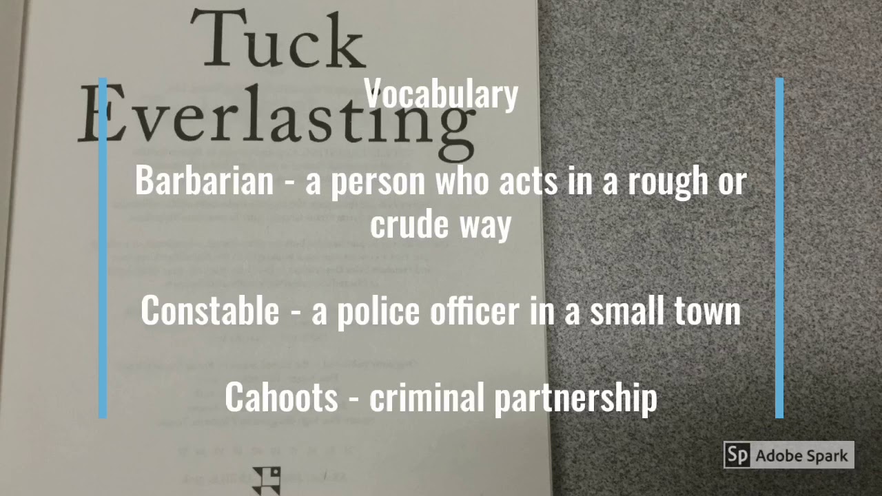 Tuck Everlasting chapters 15 & 16 - YouTube