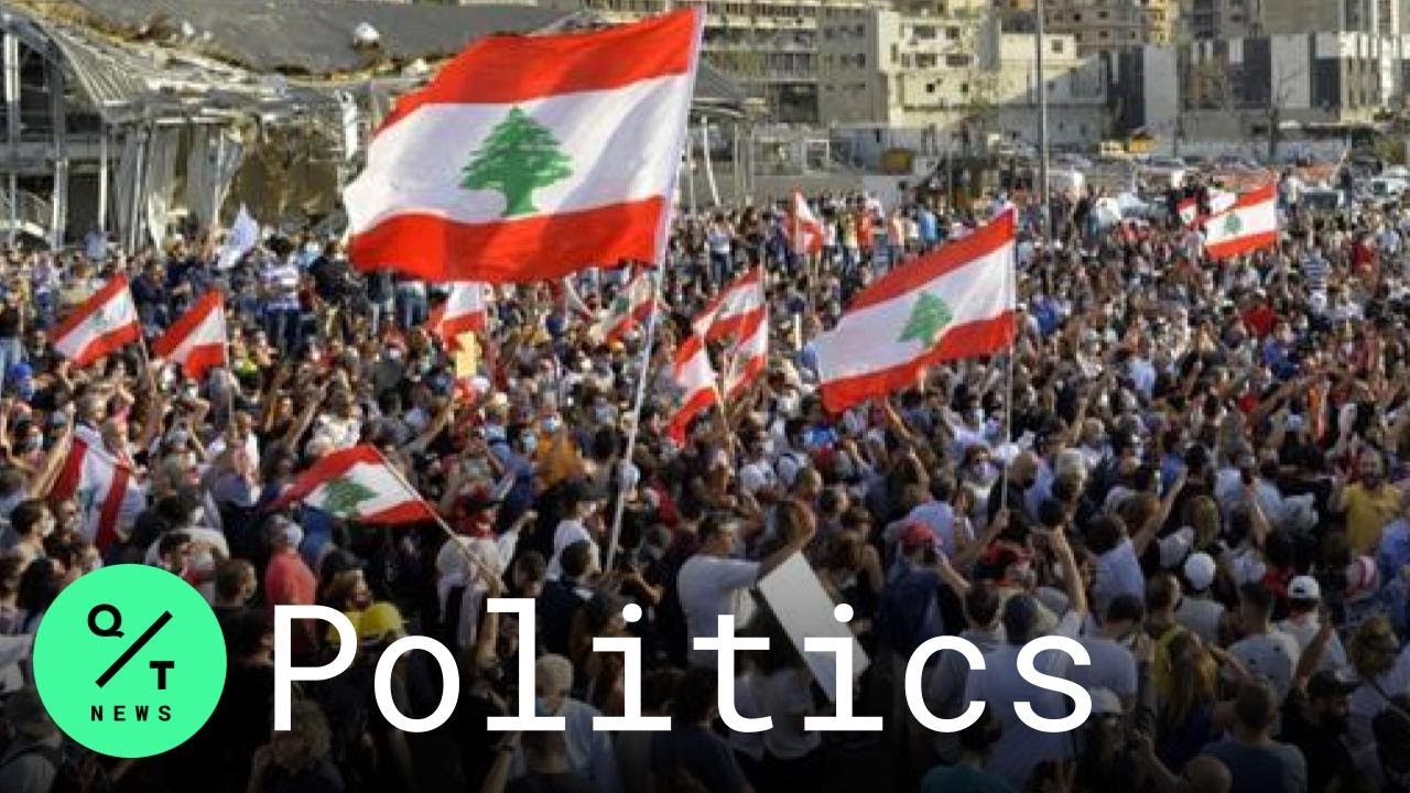 Beirut Protesters Gather in Martyrs’ Square to Mark Lebanon Centennial
