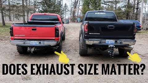 Duramax 4 inch VS 5 inch Exhaust sound (I’m not sure 🤔)