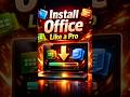 Install Microsoft Office Like A PRO 2026 #viral #hacks #fix