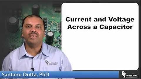 FE/EIT Exam AC Circuit Elements: Current and Voltage Across a Capacitor