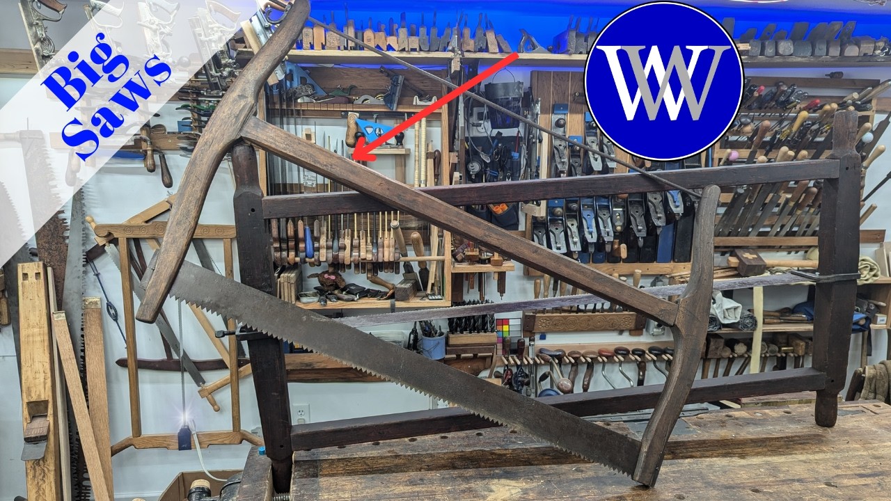 How to restore an old frame saw