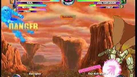 MvC2 Online (360): Das igloo (Ken/Sent/Cam) vs Th3 Rofl Waffle (IM/Cab/Doom) 1 .:11.20.09:.