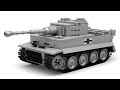 Lego WWII German Tiger I (Updated) Instructions with Parts List