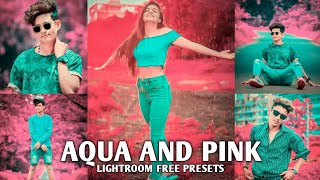 Lightroom Mobile Preset Free DNG | Aqua And Pink Colour Tone Presets | Lr Preset Editing Tutorial screenshot 4