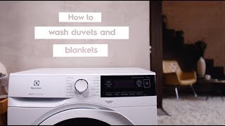 How to wash duvets at home, Electrolux, Washing machines