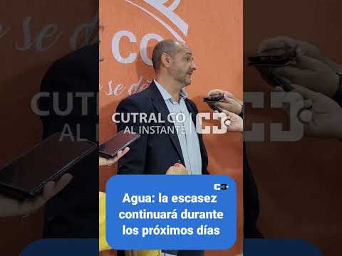 Hubo conferencia de prensa por la falta de agua en las dos ciudades