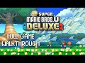 New Super Mario Bros. U Deluxe - Full Game 100% Walkthrough (All Star Coins)