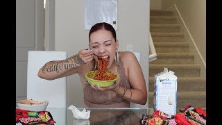 SPICY NOODLE CHALLENGE w/ SPECIAL GUEST! | SALICE ROSE