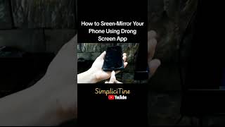 How to Screen-Mirror Your Phone Using Drong Screen App (Re-upload)