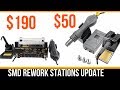 Budget SMD Soldering Station Rework Stations // Update Video Review