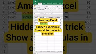Amazing #excel : Show Formulas #excel #excelformulas #excelhacks #exceltips @learnexcelfunctions