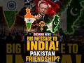 Turkey to India: "Pakistan Se Dosti Ham Nahi Chhodenge!" | Big Geopolitical Message#shorts#ytshorts