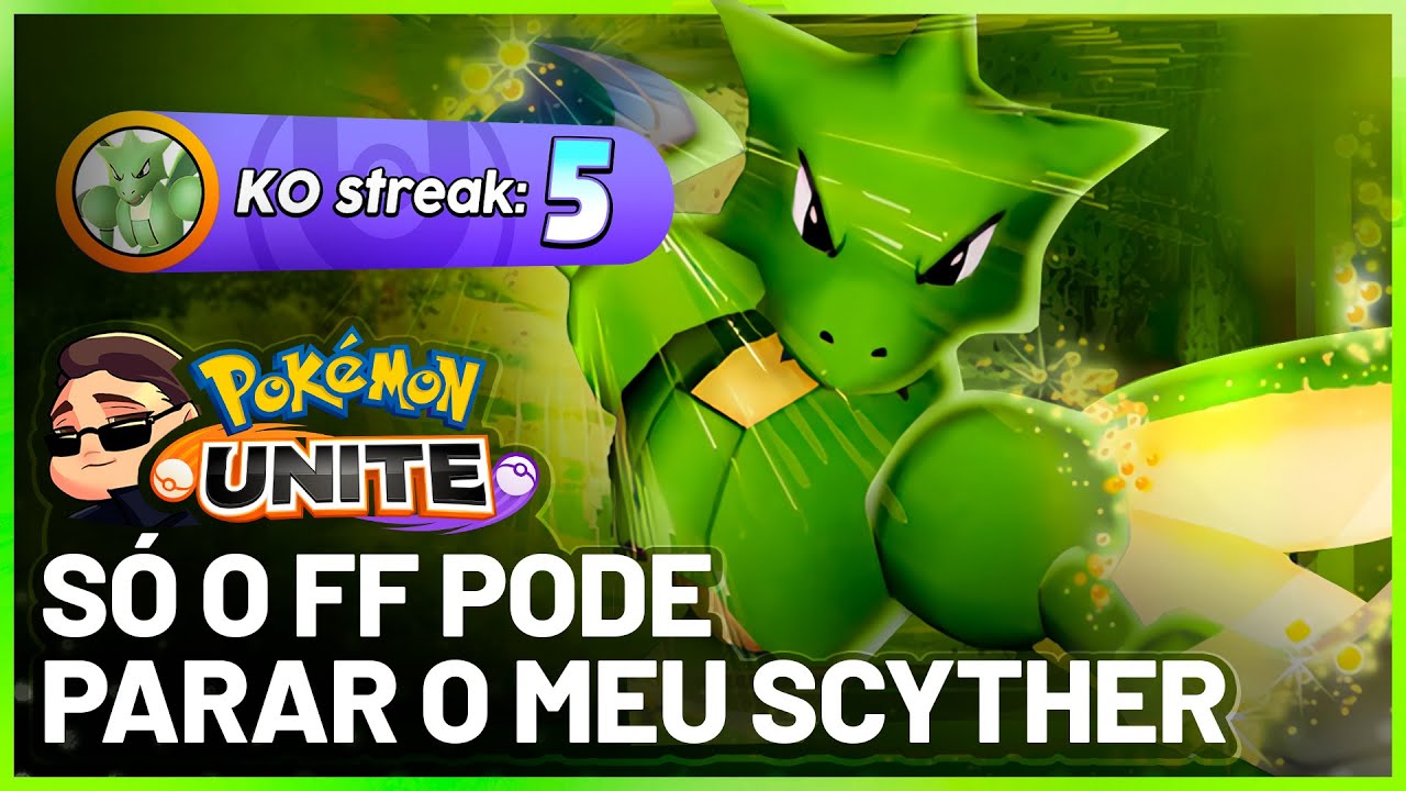 NINGUÉM AGUENTA COM ESSE POKEMON! Pokemon Unite Scyther Gameplay