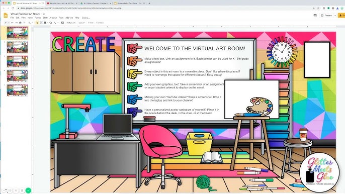 Virtual Art Room Templates for Teachers - YouTube virtual-art-room-templates-for-teachers-youtube