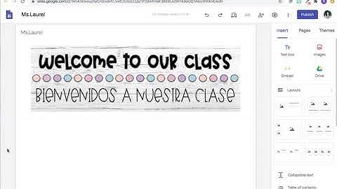 Bilingual Google Sites: How to add buttons