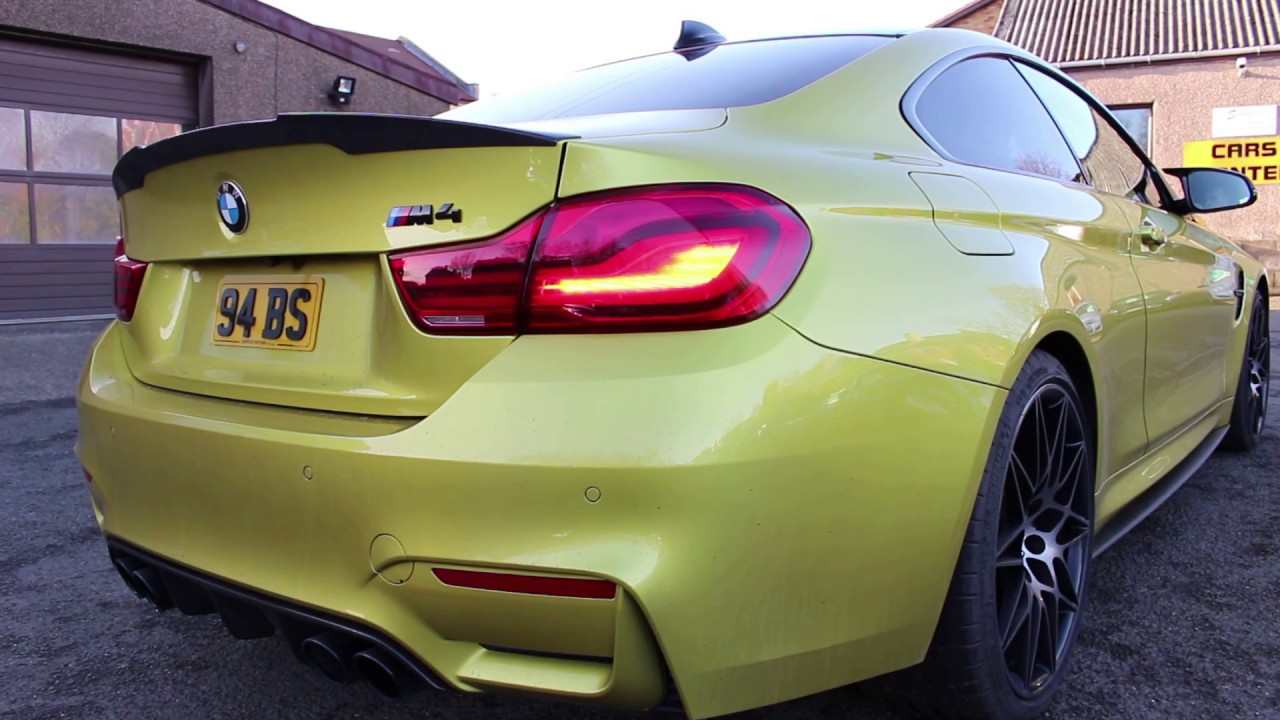 2018 BMW M4 Competition Start up, Exhaust and Sound - YouTube