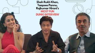 Shah Rukh Khan Interview With Taapsee Pannu, Rajkumar Hirani | Dunki Interview | MissMalini