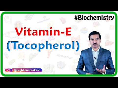 Vitamin E (Tocopherol) #Usmle Biochemistry: Sources, Daily requirements, Functions, Deficiency.