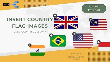 Generate Flag Images to Google Data Studio Table Charts Dynamically [Calculated Field Tutorial]