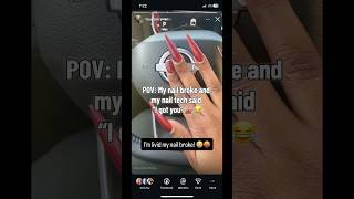 She don’t play about me 🥰💅🏾#mattenails #stilettonails #freshnails #relatablevideos #rednails