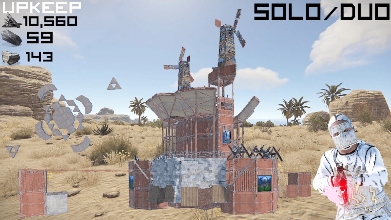 Slim Jim | 2 bunker external Solo/duo base | lizard