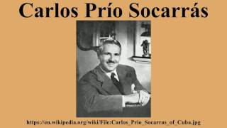 Carlos Prio Socarras