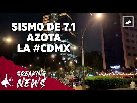 Fuerte sismo sacude a CDMX a 4 años del #7S  | CHILANGO