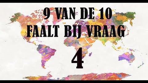 Vraag 4 is te moeilijk!!