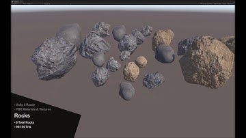 3d Model Rocks Demo Video for Unity Asset Store devotid